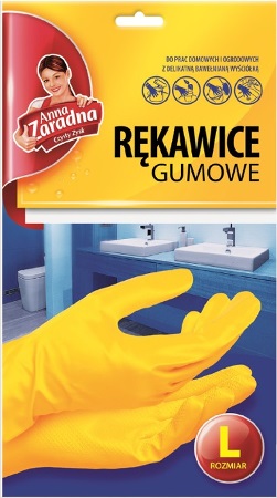 

Rękawice gumowe gospodarcze Anna Zaradna L