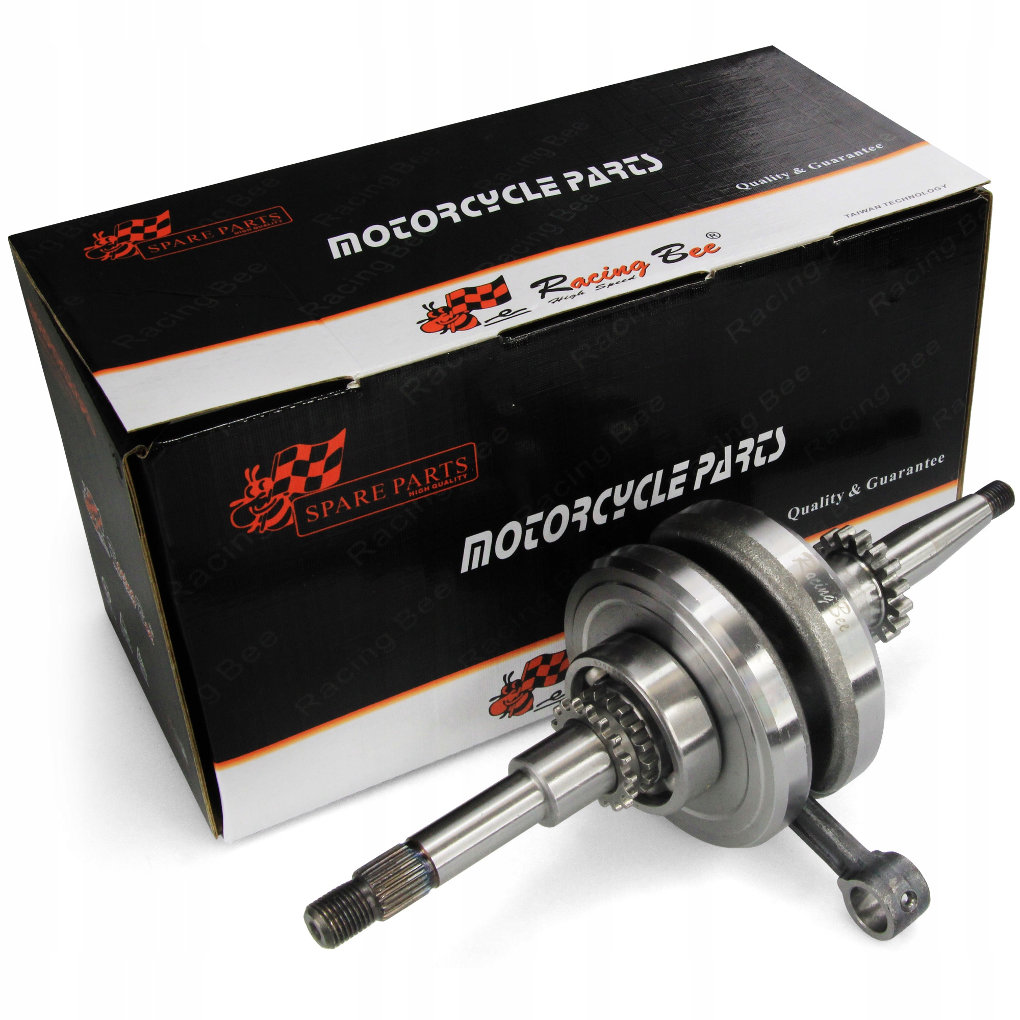 07-82 - CRANKSHAFT SCOOTER 50 4T 22 teeth RACING BEE