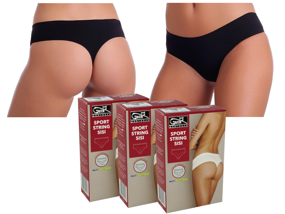 

Majtki Stringi sportowe Sisi Gatta 3szt. r. XL