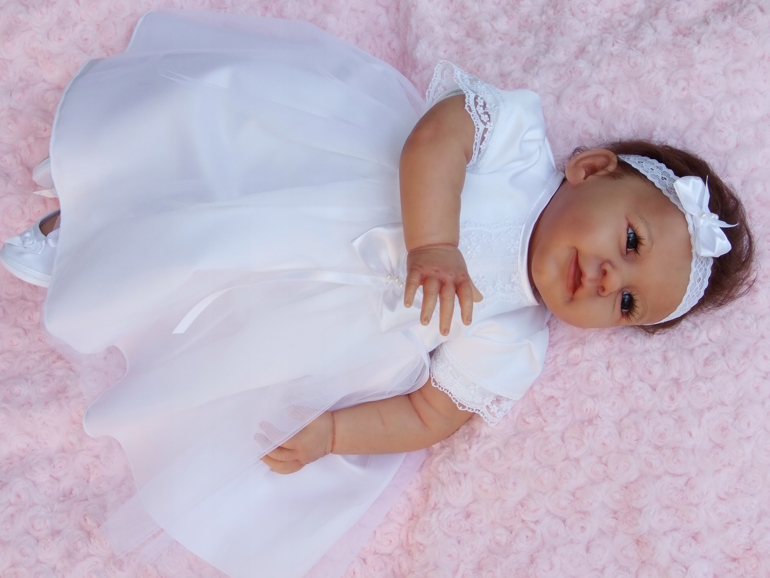 CHRZEST komplet 4 częściowy ZESTAW do chrztu 68r Kolor biały