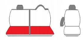 POKROWCE MIAROWE RENAULT MASTER III 2010-2022 Kolor czarny popielaty srebrny szary