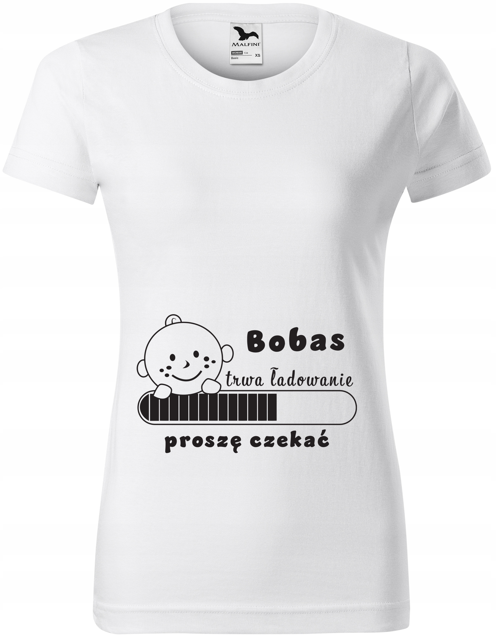 

Idealna Koszulka Dla Przyszłej Mamy biała r.XL