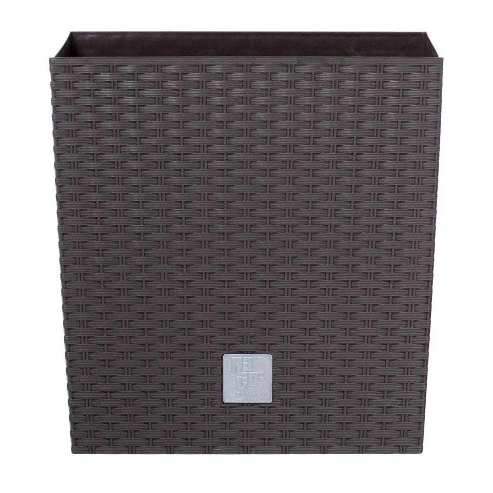 

Doniczka Rattan + wkład 32,5x32,5cm DRTS325L niska