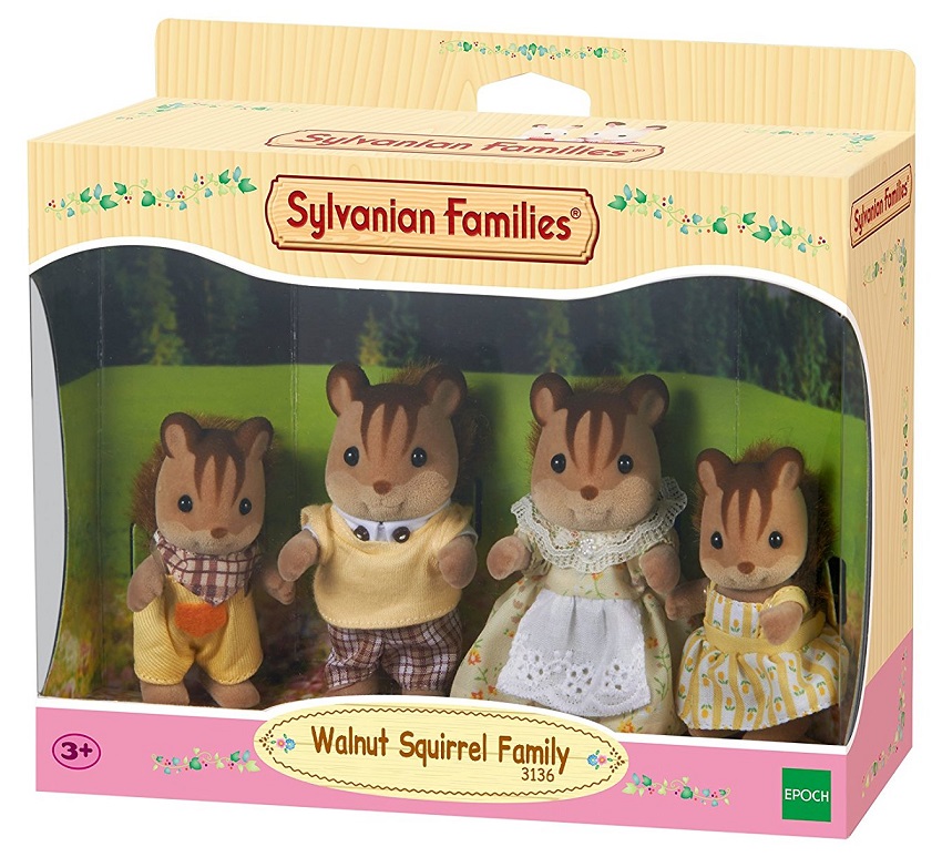 SYLVANIAN FAMILIES RODZINA WIEWIÓREK 3136 4172 Kod producenta 3136