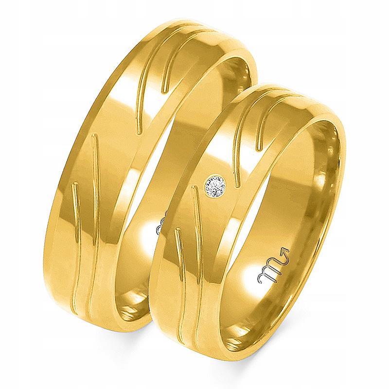 Zlaté Prsteny 14K 5,5 mm Zirkon id A-123