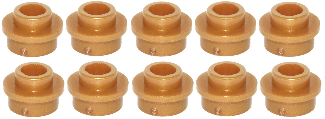 Lego ru. с отверстием 1x1 золотые 85861 10x НОВЫЕ W359