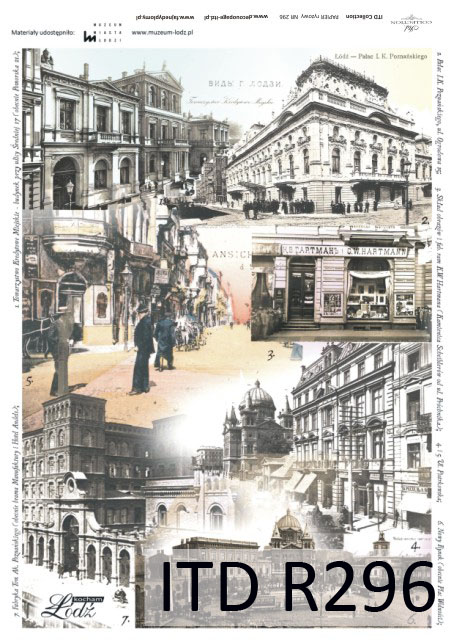 Papier Ryżowy R0296 z włoskami A4 decoupage