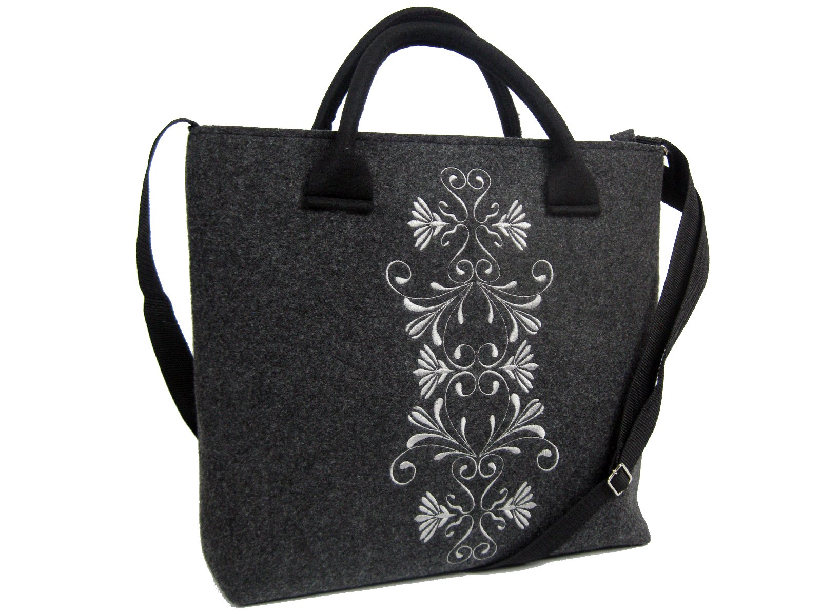 

Torebka Shopper Filc Vintage Folk Filcowa Nowość !