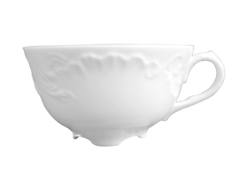 

Filiżanka porcelanowa białe Rococo Ćmielów 220ml