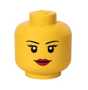 Zdjęcia - Klocki Lego Pojemnik Duża Głowa L Dziewczynka 8,5 L 