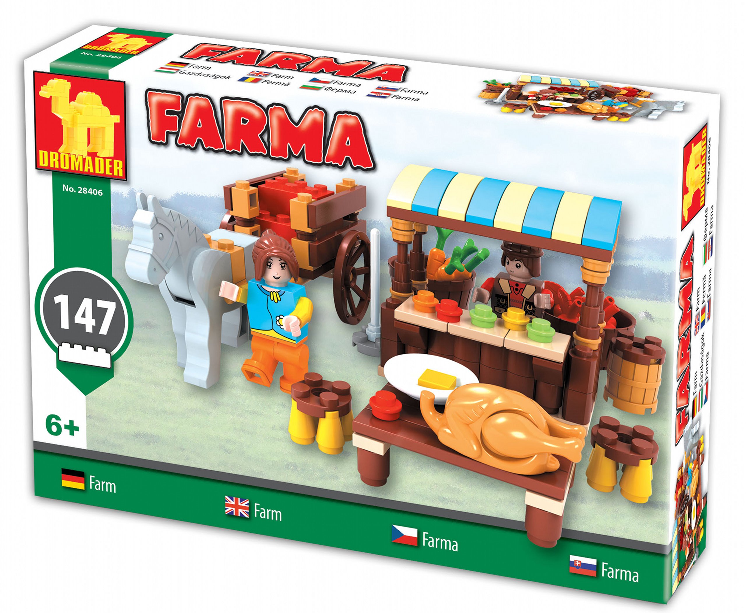 

Klocki Farma Stragan Dromader 147 Elem