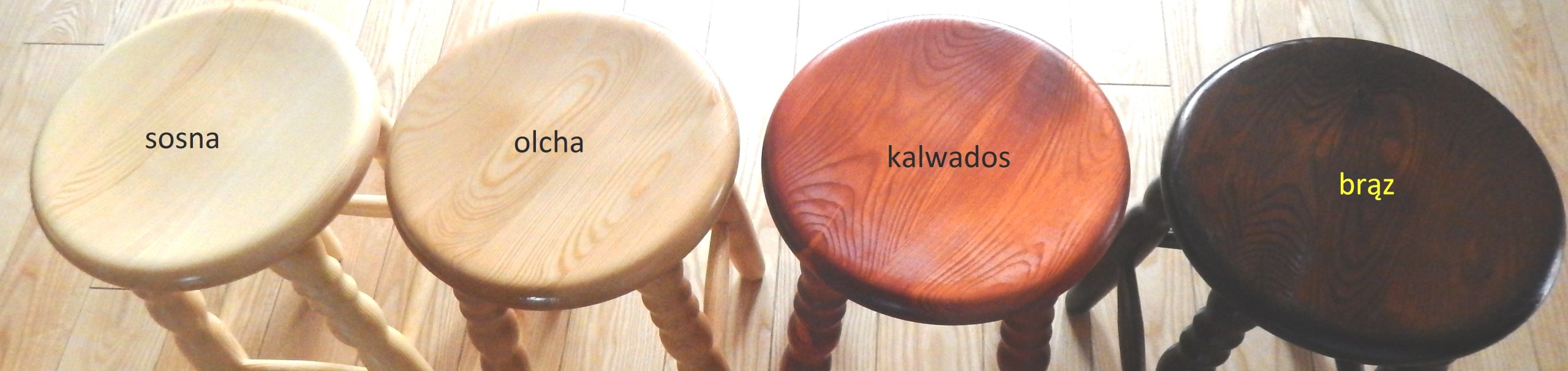 TABORET STOŁEK DREWNIANY 60cm hoker SOLIDNY ZYDEL Marka Inny producent