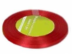 

Satynowa Wstążka materiałowa Bordowa 6mm 32m