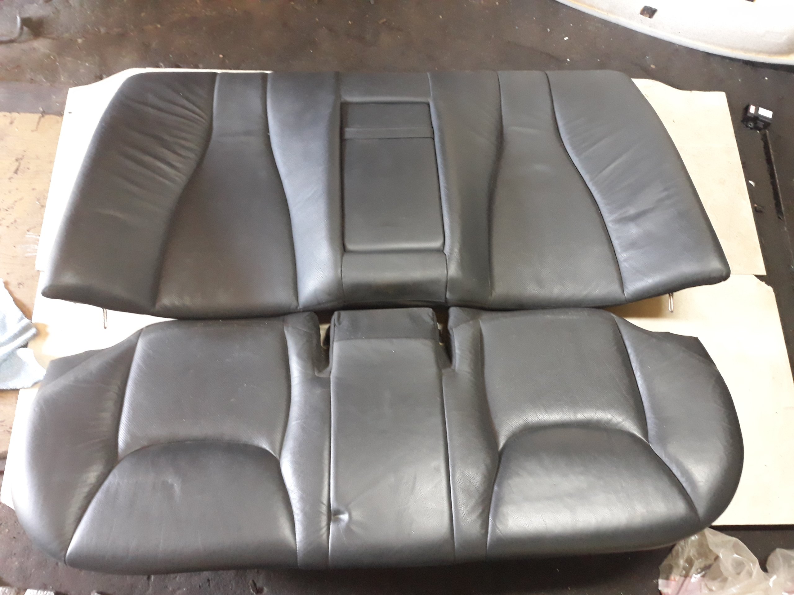 MERCEDES W220 S320 диван зад кожа