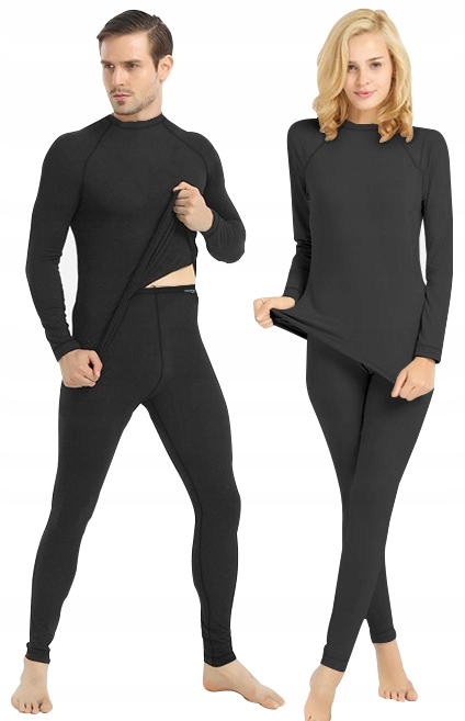 Bielizna Termoaktywna Termiczna Damska Męska Koszulka Spodnie Aspen XL czar