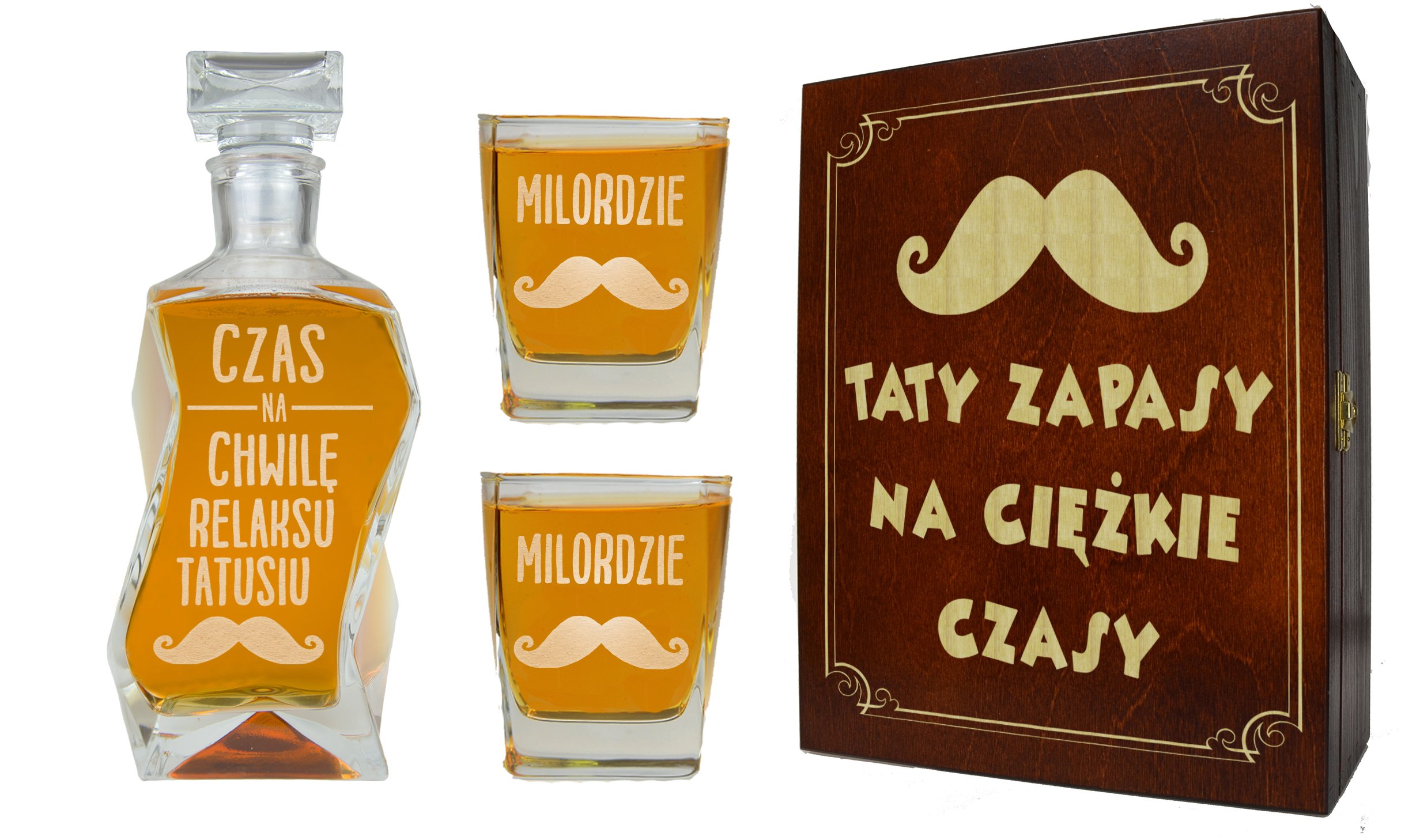 

Zestaw Z Grawerem Dla Taty Ojca Karafka I Szklanki