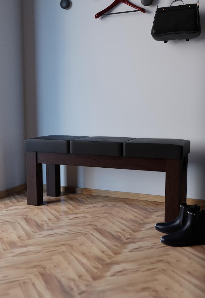 Ławka DREWNIANA MODERN III DO PRZEDPOKOJU Marka Meble Stelmach