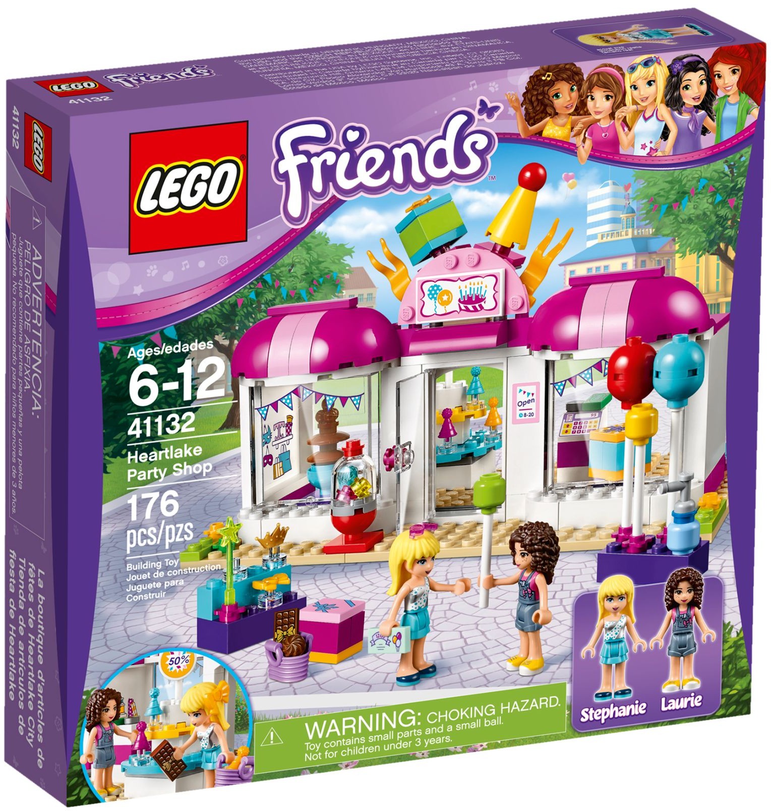 Lego Friends 41132 Párty Obchod V Heartlake