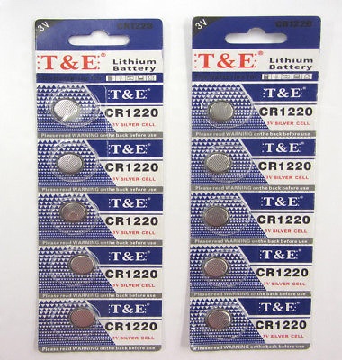 2 x Bateria Baterie Litowe T&E CR 1220 3V ХИТОВАЯ марка другое
