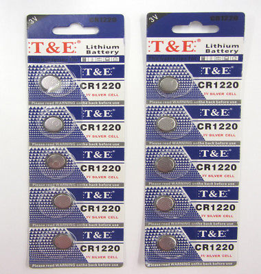 2 x Bateria Baterie Litowe T&E CR 1220 3V HIT EAN (GTIN) 6970905250449