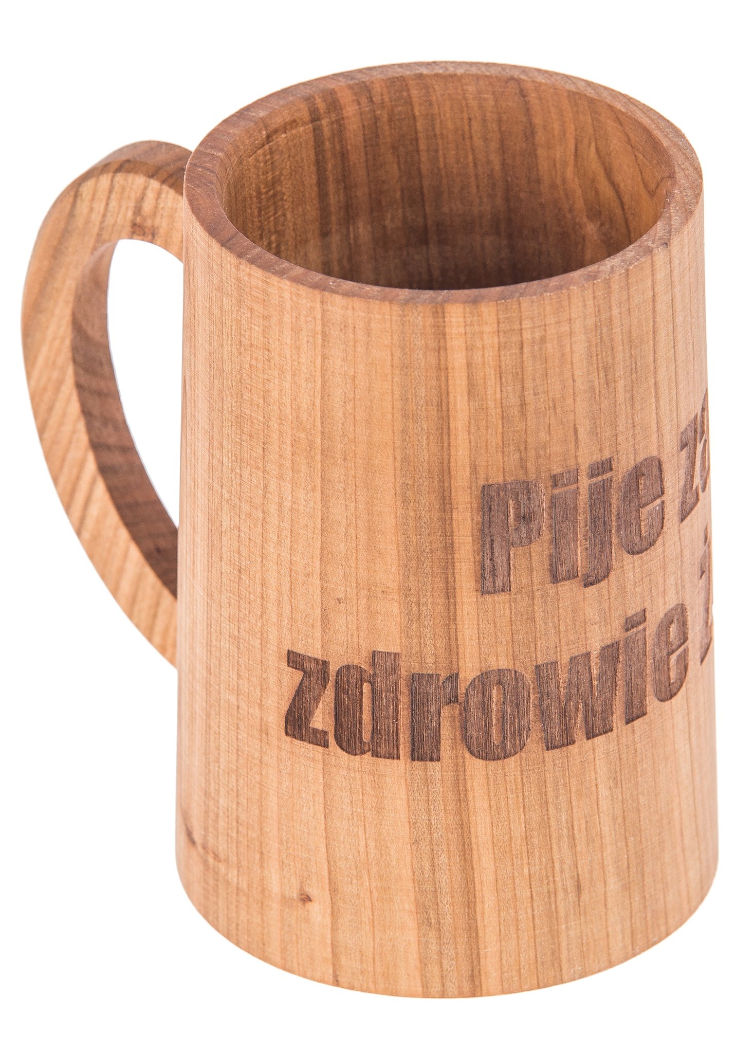 

Kufel do piwa z Grawerem drewniany 330ml