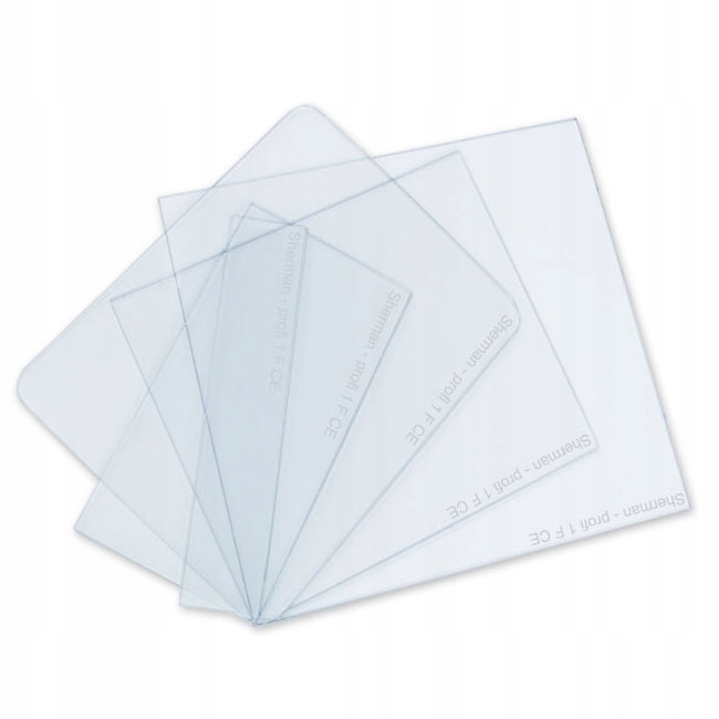 SZYBKA POLIWĘGLANOWA FILTR PCV DO MASKI 95x110