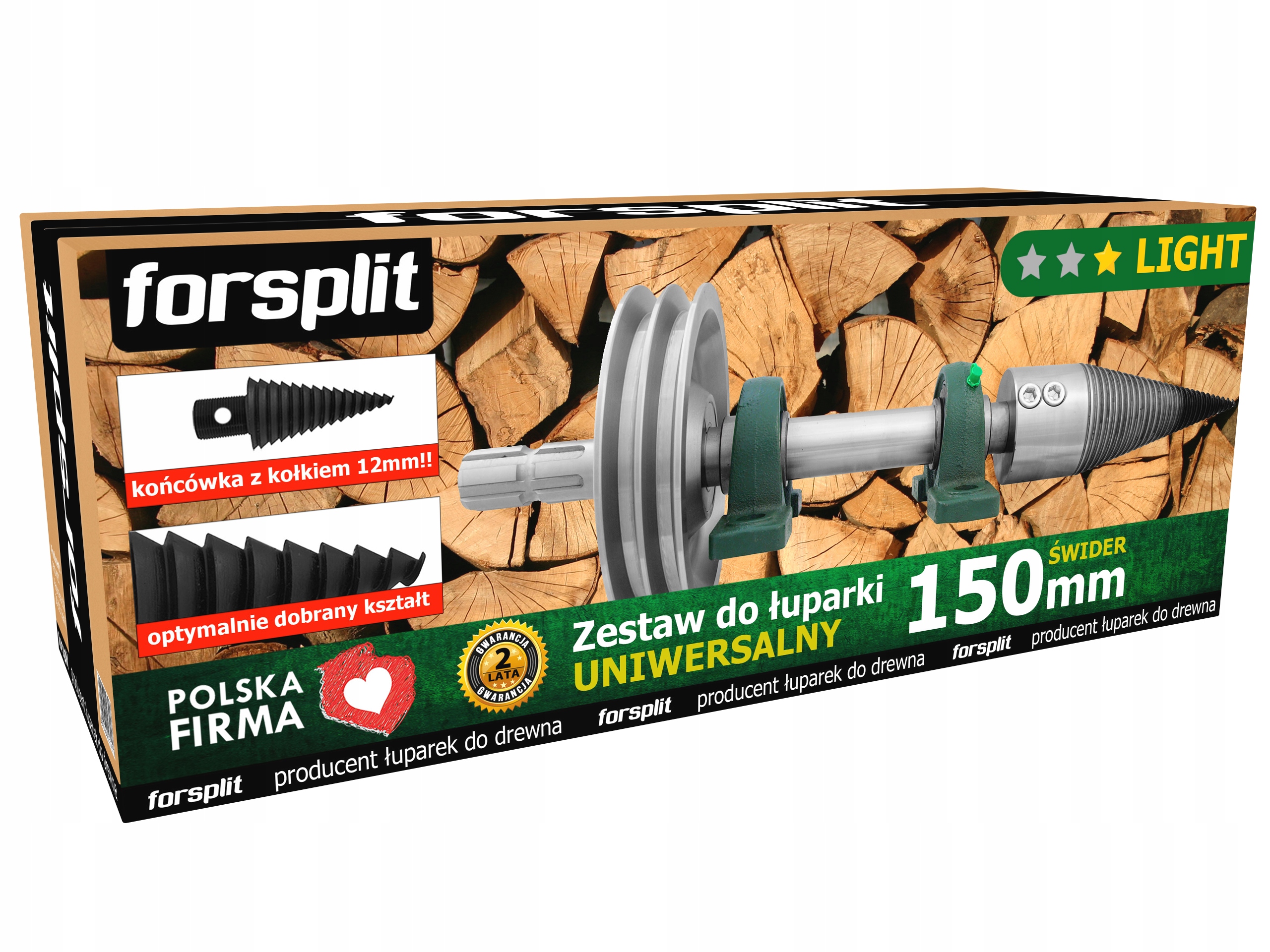 Štípačka Swidrová ZWK2U Vrták Na Dřevo 150 mm Sada Wom s kolem