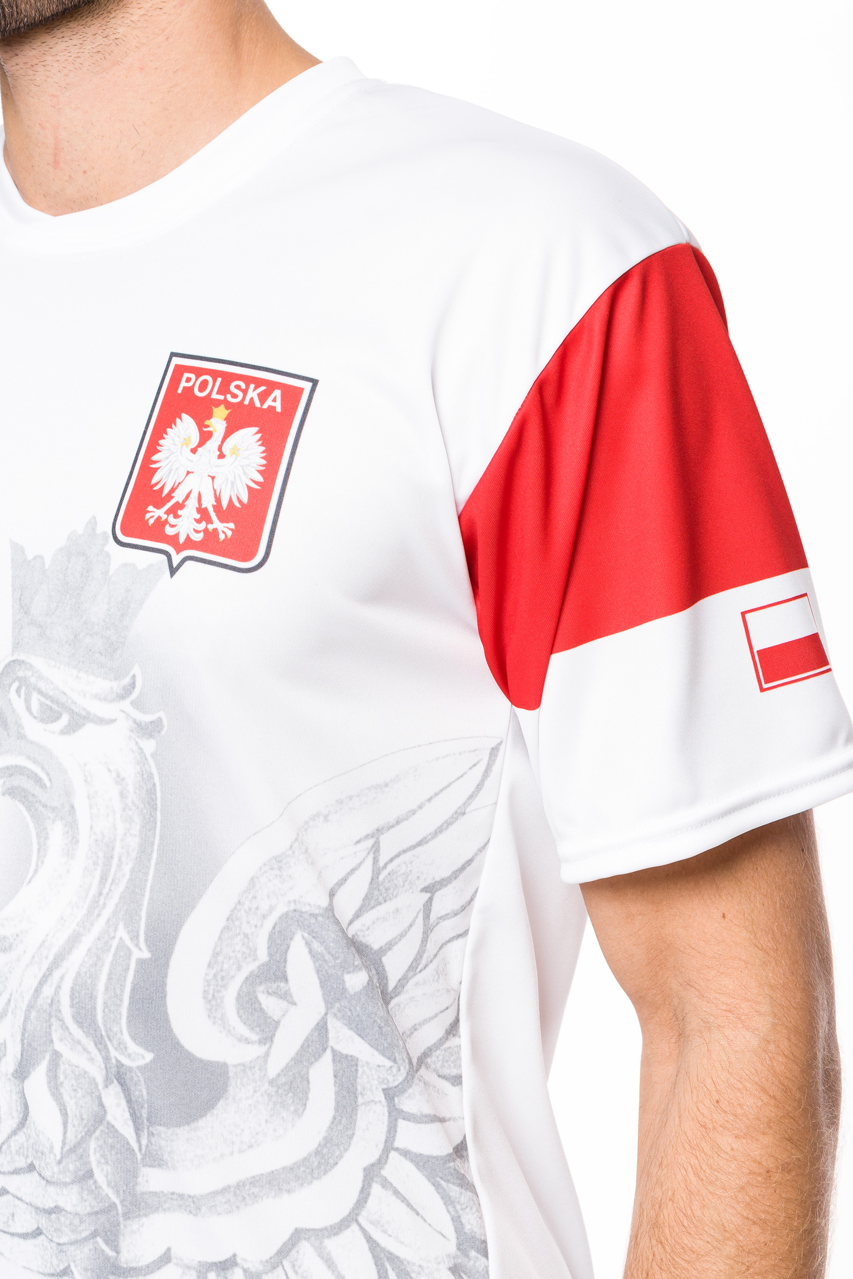 POLSKA - KOSZULKA KIBICA - SUPER ORZEŁ - TU XL Właściwości szybkoschnące