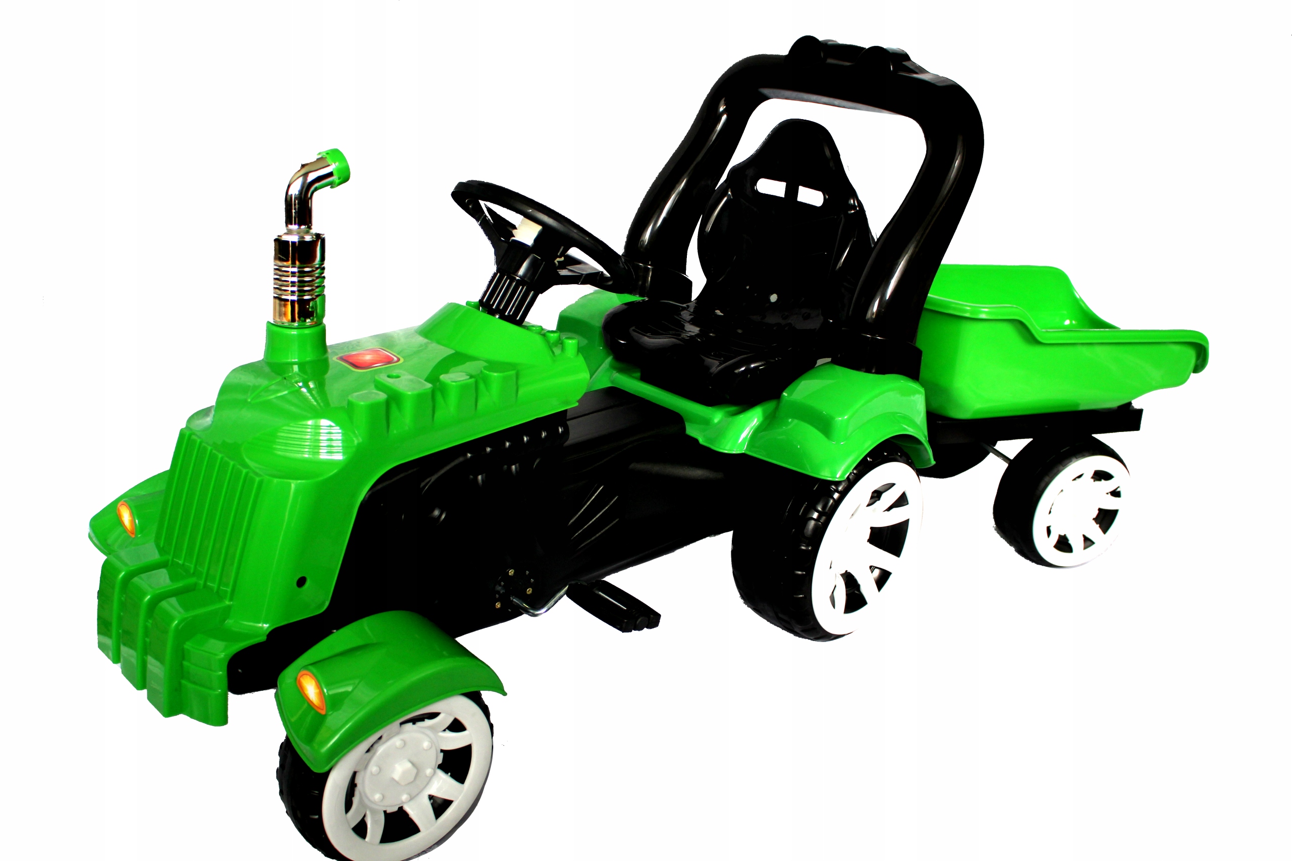 

Farmer Traktor Na Pedały Z Przyczepą 3koloryGRATIS