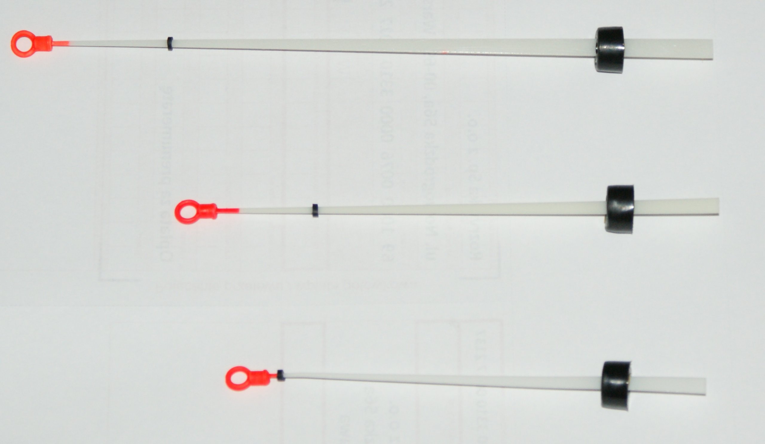 Kiwok plastikowy SB1 miękki śr.3mm dł 8cm Waga 0.3 g