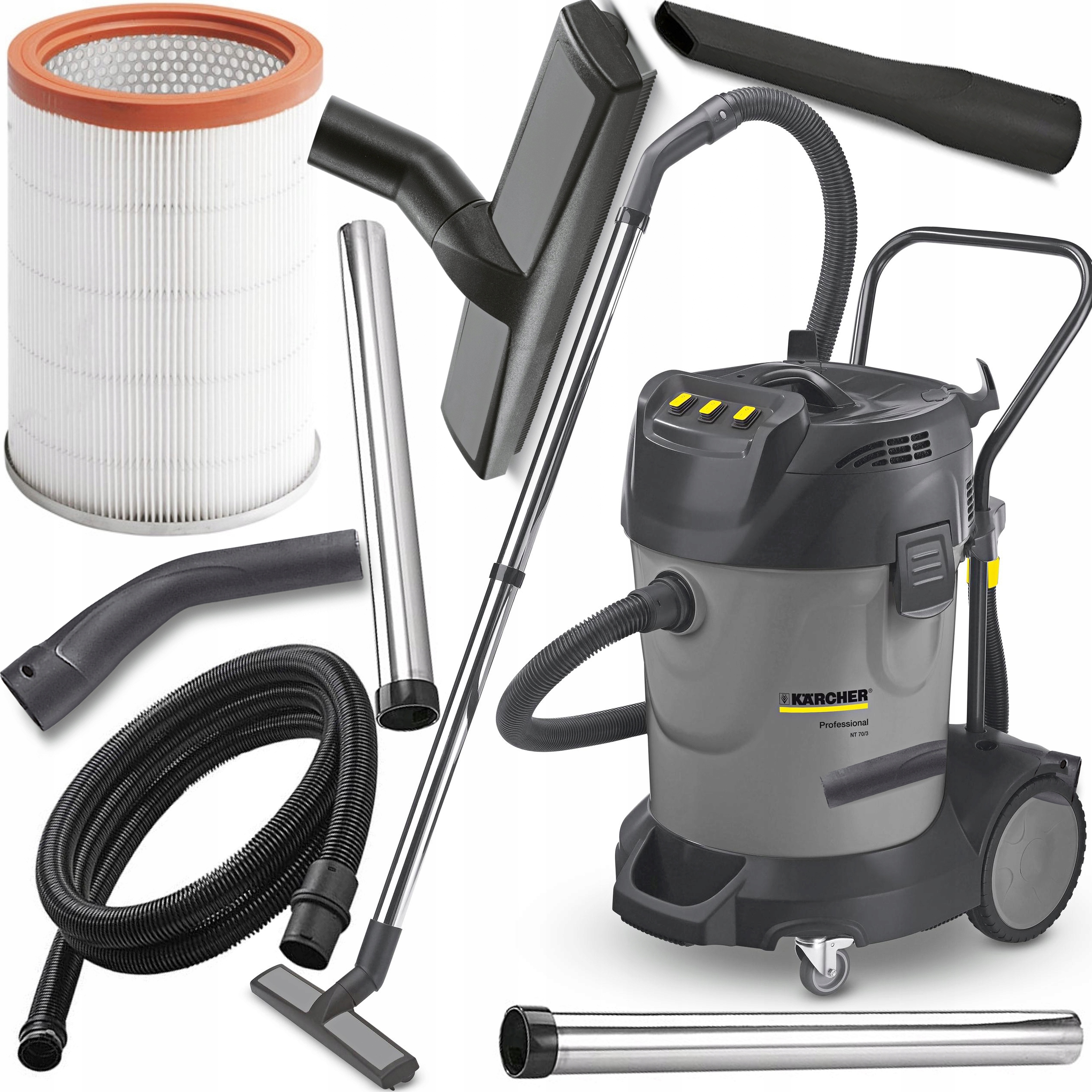

Karcher Nt 70/3 Odkurzacz Przemysłowy S/m Do Firmy