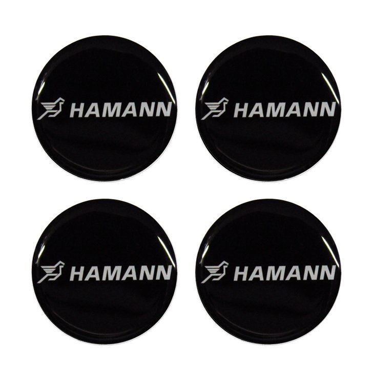 EMBLEMAT LOGO ZNACZEK 3D HAMANN 50 mm 4szt
