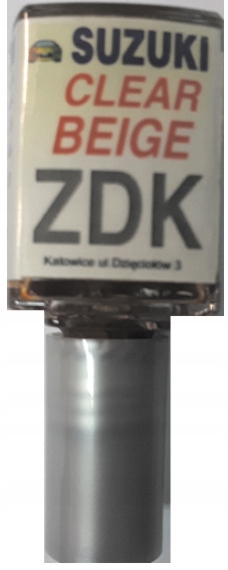 SUZUKI ZDK CLEAR BEIGE LAKIER ZAPRAWKA ARA 10 ML