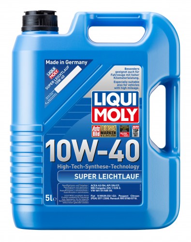 LIQUI MOLY OLEJ SUPER LEICHTLAUF 10W-40 9505 5L