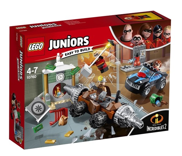 Zdjęcia - Klocki Lego 10760 Juniors Napad Człowieka Szpadla Na Bank 