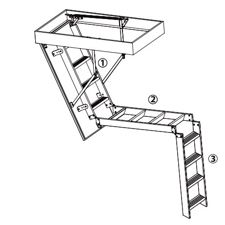 Складная лестница на чердак своими руками чертежи
