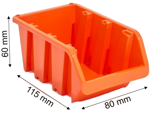 ZESTAW POJEMNIKOW KUWET magazynowych 120 8 tabl Kind pegboard