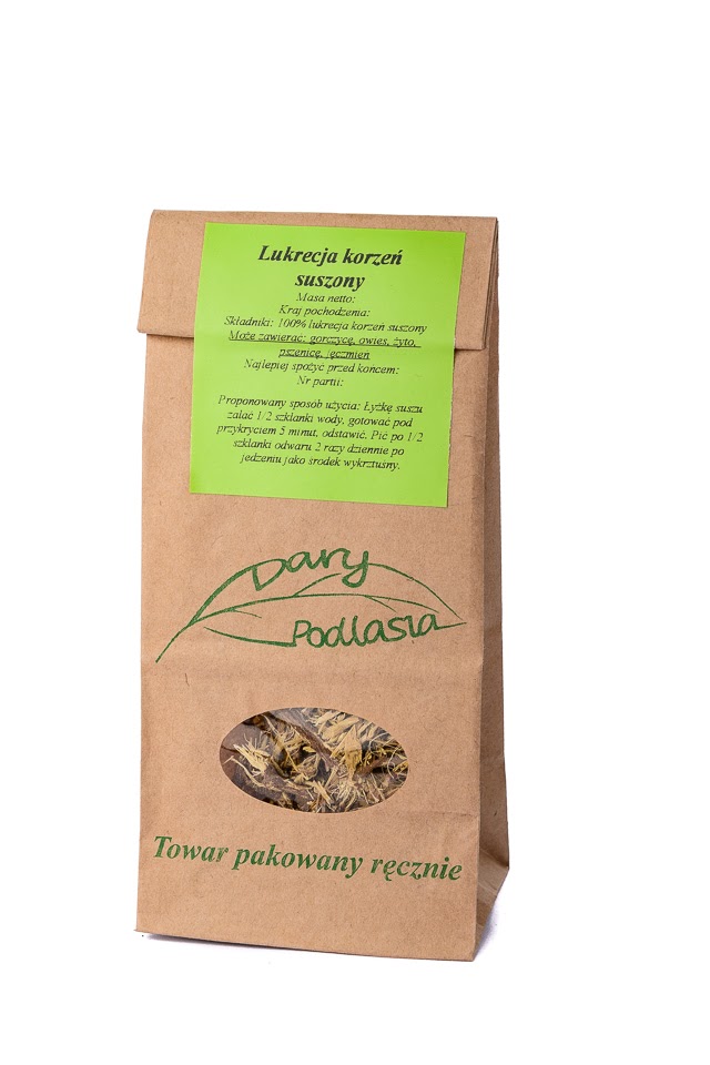 

Lukrecja korzeń lukrecji -Zioła-500g-Dary Podlasia