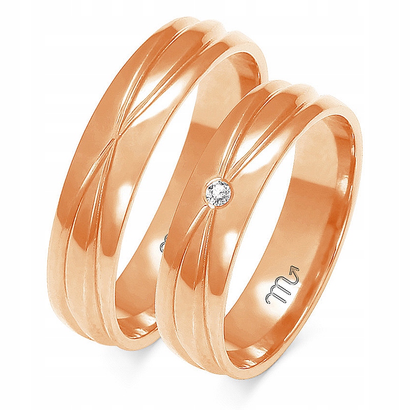 Zlaté Prsteny 14K 5 mm Zirkon id A-143