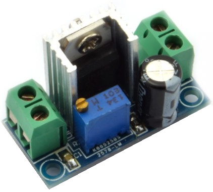 

Moduł zasilacza regulowanego LM317T 1,2-37V_LCT077