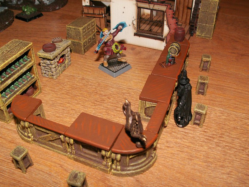 LADA DO KARCZMY - ŻYWICA; Warhammer; 28 mm; bitewniak Rodzaj inne