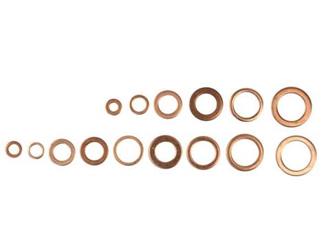 ZESTAW PODKŁADEK MIEDZIANYCH USZCZELEK PODKŁADKI Marka Geko