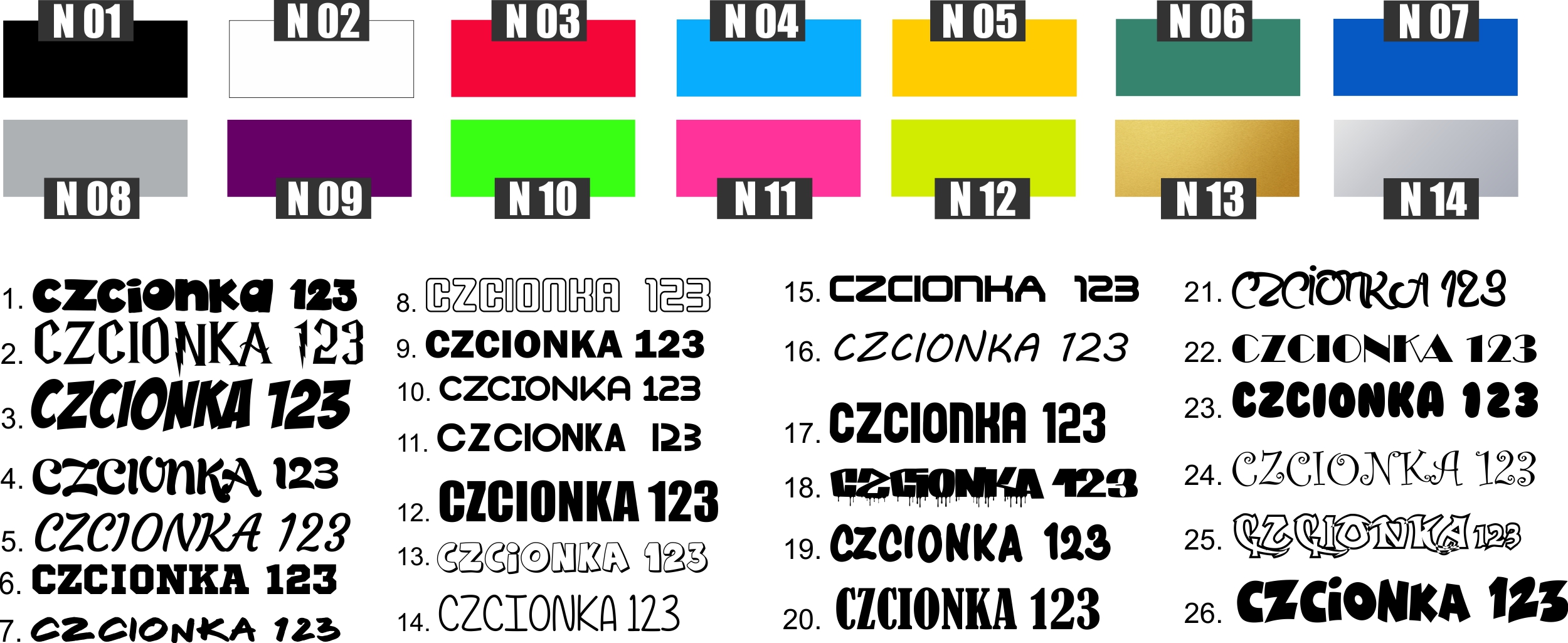 DODATKOWY NADRUK NAZWISKA NAPISU W JEDNEJ LINII Marka Master