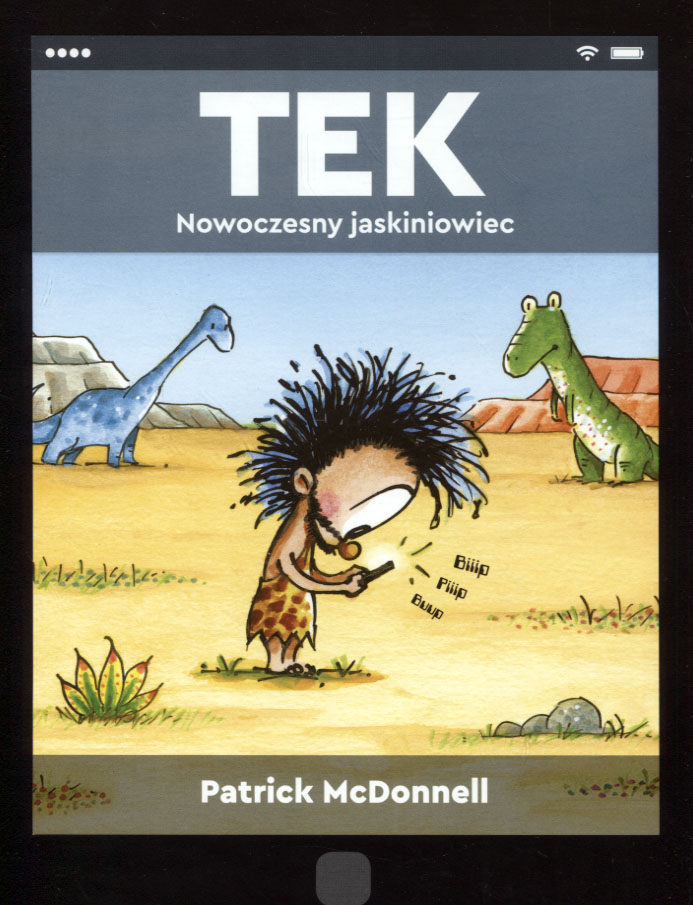 Tek Nowoczesny jaskiniowiec Patrick McDonnell Nowa Unikat-Zdjęcie-0