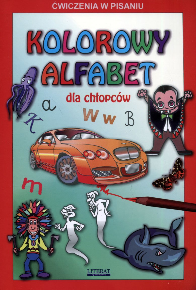 

Kolorowy alfabet dla chłopców