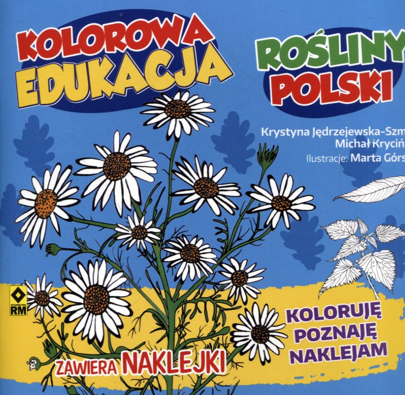 

Kolorowa edukacja Rośliny Polski naklejka
