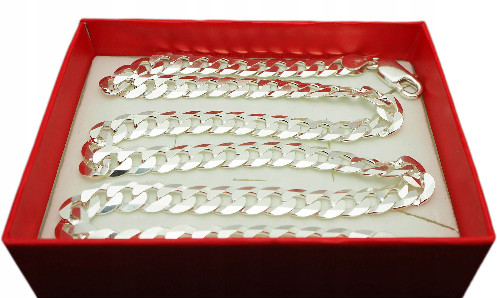 

Łańcuszek Srebrny Męski Pancerka 55cm