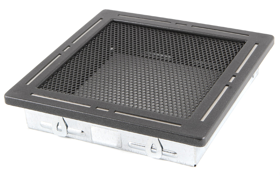 Větrací krbová mřížka 16 x 16 cm Trend Grafit