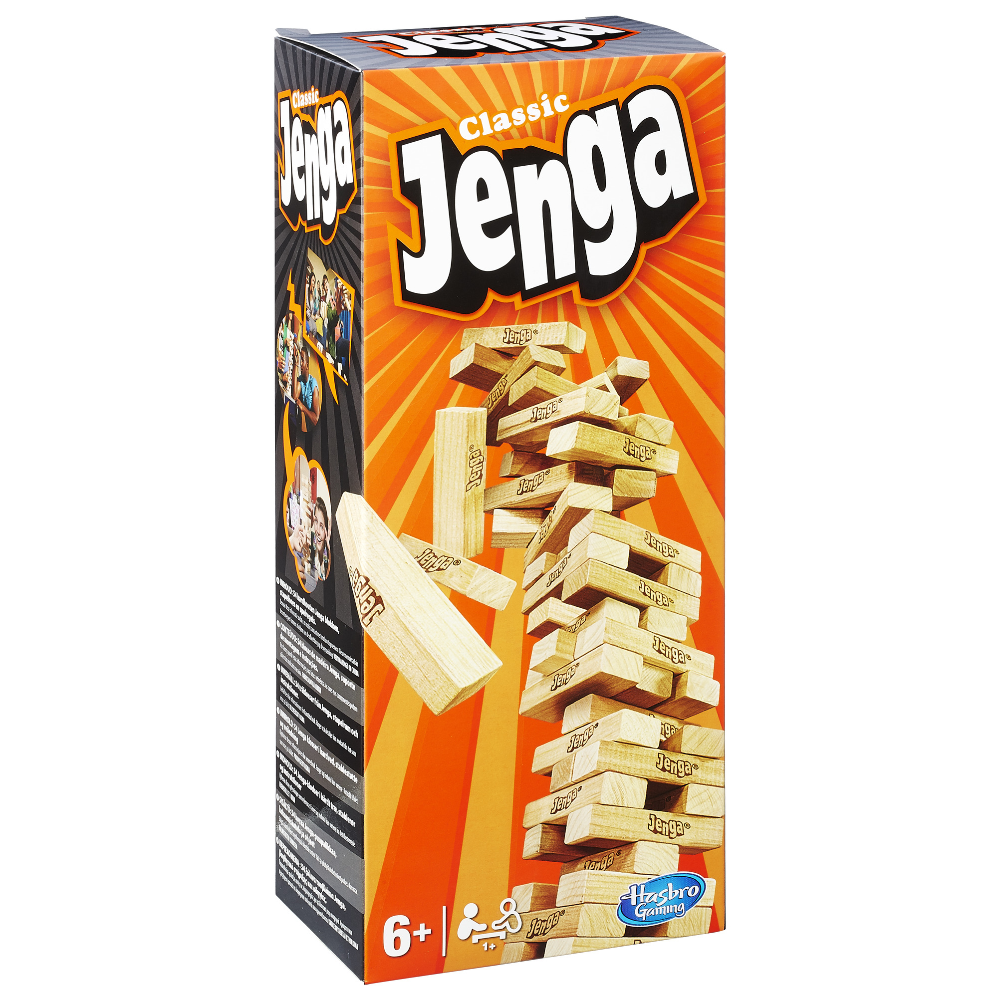 HASBRO GRA ZRĘCZNOŚCIOWA JENGA CLASSIC - A2120 Płeć Chłopcy Dziewczynki