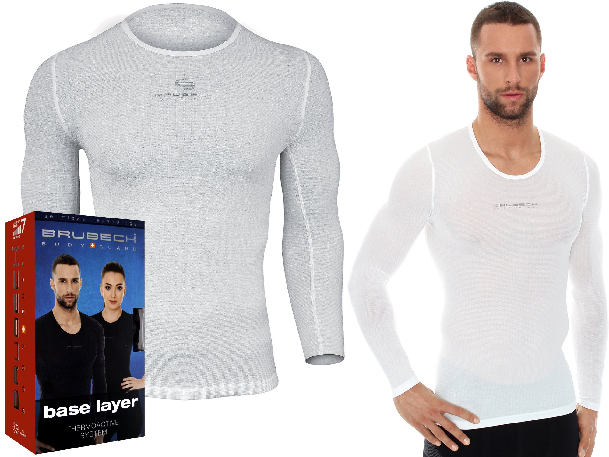 

Koszulka długi ręk. Brubeck LS10850 Base Layer L